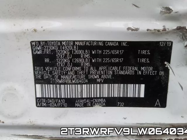 2T3RWRFV9LW064034 фото 2