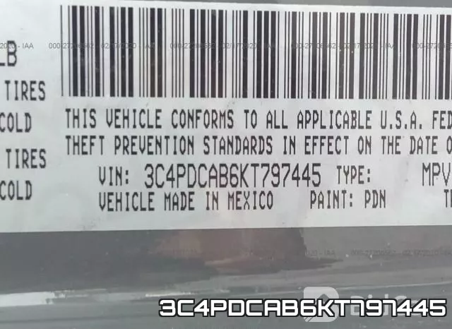 3C4PDCAB6KT797445 фото 10