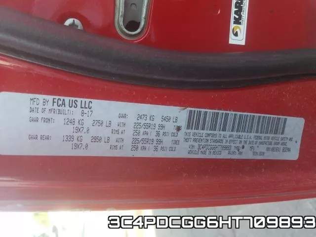 3C4PDCGG6HT709893 фото 2