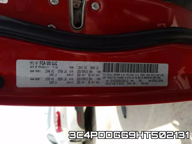 3C4PDDGG9HT502131 фото 2