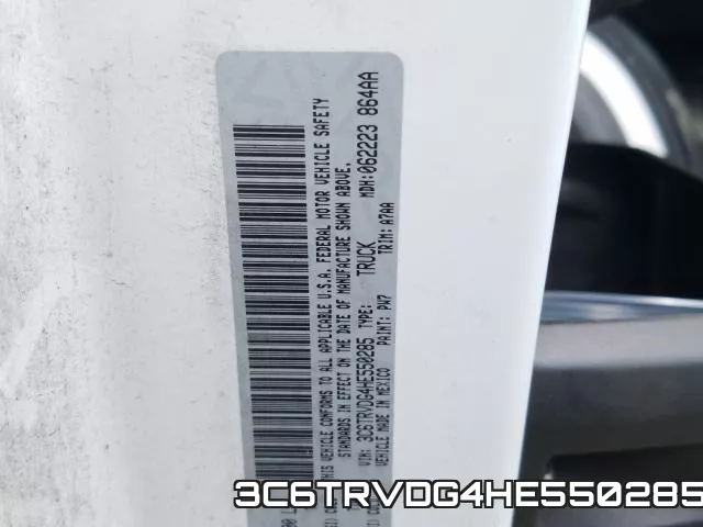 3C6TRVDG4HE550285 фото 2