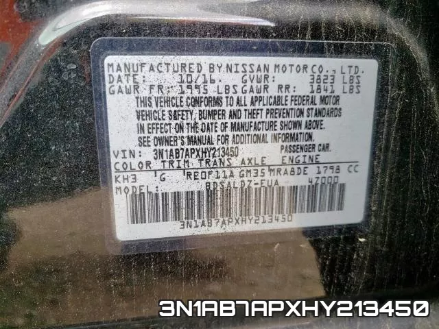 3N1AB7APXHY213450 фото 2
