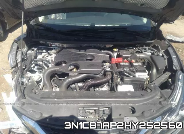 3N1CB7AP2HY252560 фото 2