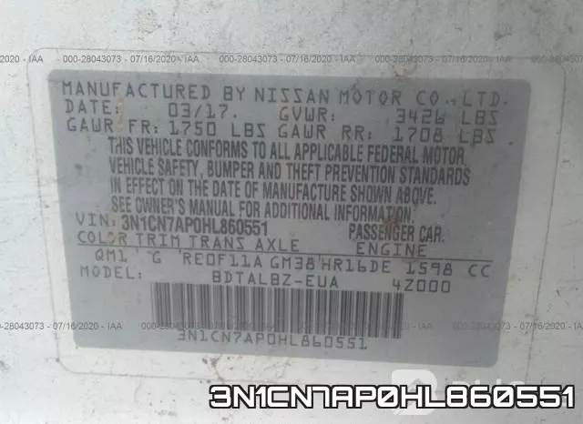 3N1CN7AP0HL860551 фото 10