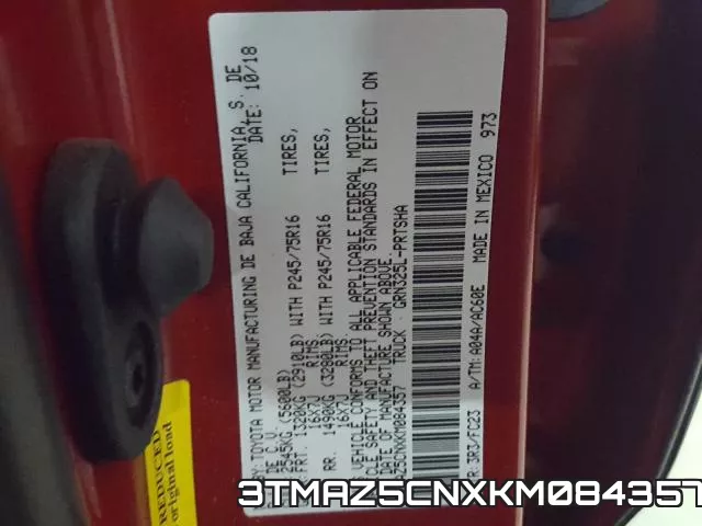 3TMAZ5CNXKM084357 фото 2