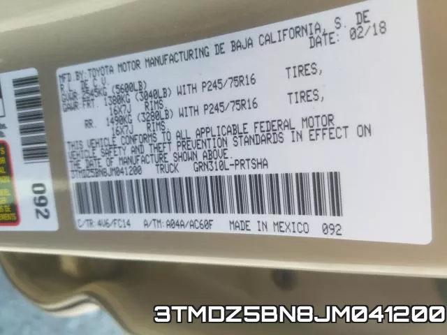 3TMDZ5BN8JM041200 фото 2