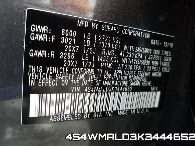 4S4WMALD3K3444652 фото 2
