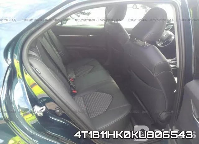 4T1B11HK0KU806543 фото 8