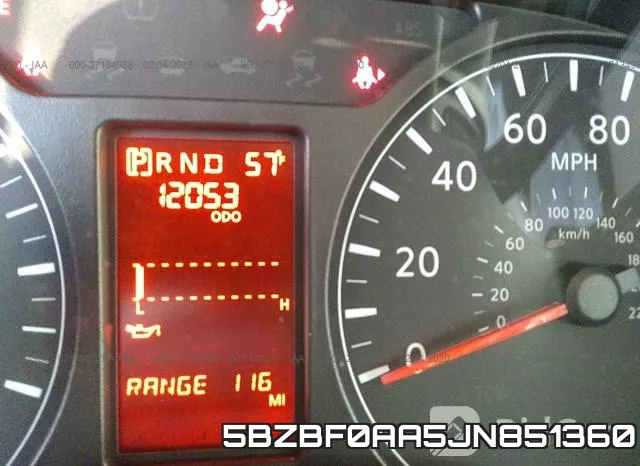 5BZBF0AA5JN851360 фото 8