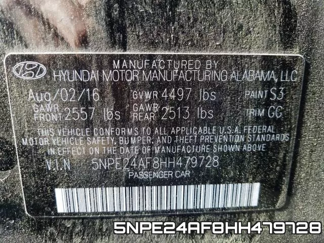 5NPE24AF8HH479728 фото 2