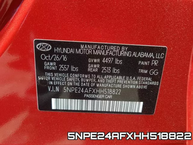 5NPE24AFXHH518822 фото 2