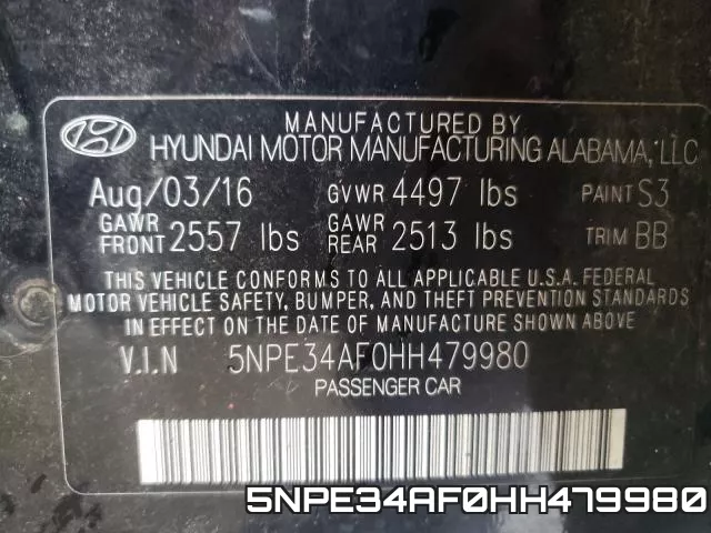 5NPE34AF0HH479980 фото 2