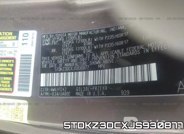 5TDKZ3DCXJS930877 фото 10