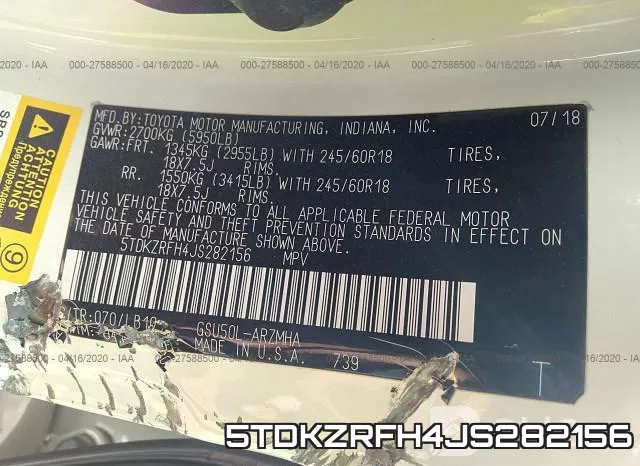 5TDKZRFH4JS282156 фото 10