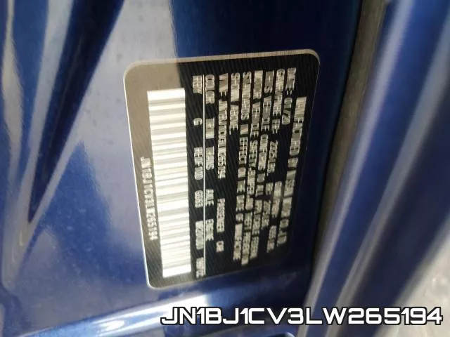 JN1BJ1CV3LW265194 фото 2