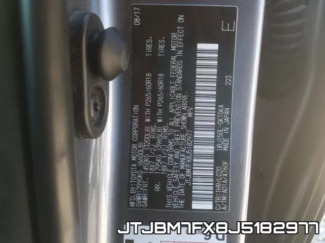 JTJBM7FX8J5182977 фото 2
