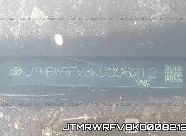 JTMRWRFV8KD008212 фото 10