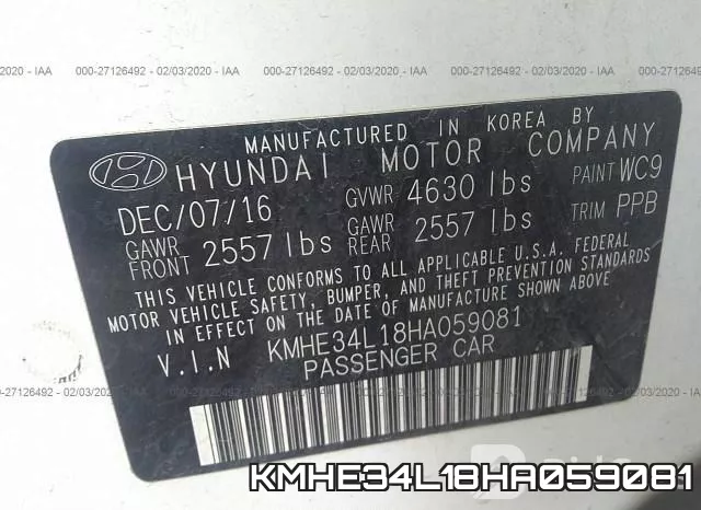 KMHE34L18HA059081 фото 10