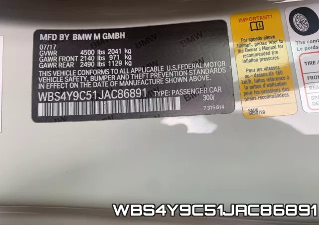 WBS4Y9C51JAC86891 фото 2