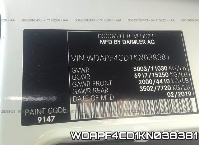 WDAPF4CD1KN038381 фото 10