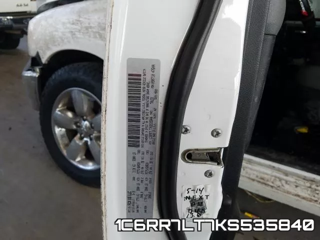 1C6RR7LT7KS535840 фото 2