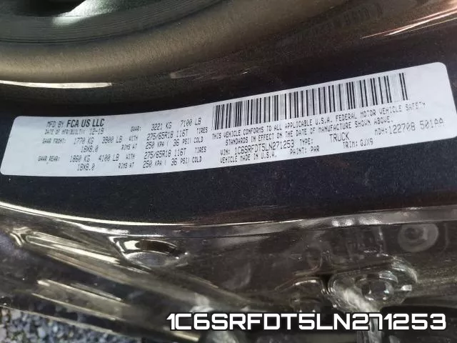 1C6SRFDT5LN271253 фото 2