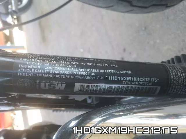 1HD1GXM19HC312175 фото 2