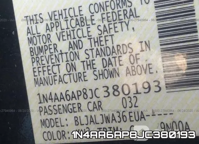 1N4AA6AP8JC380193 фото 10