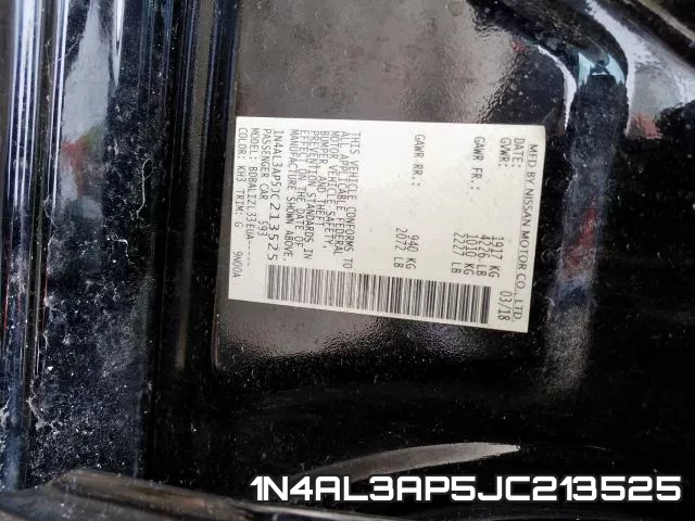 1N4AL3AP5JC213525 фото 2