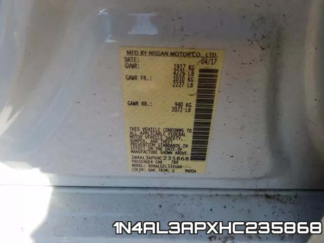 1N4AL3APXHC235868 фото 2