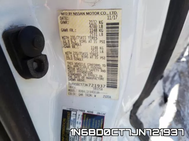1N6BD0CT7JN721937 фото 2