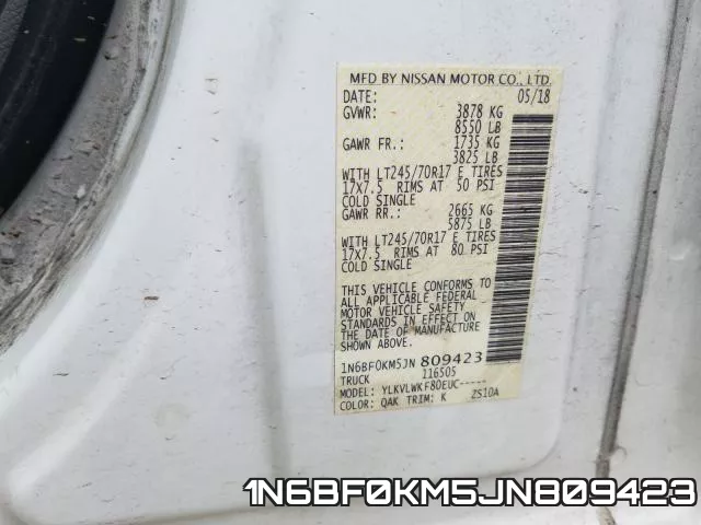 1N6BF0KM5JN809423 фото 2