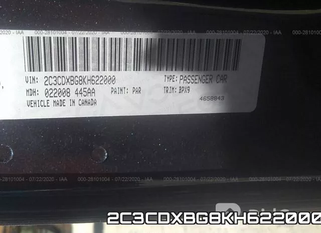 2C3CDXBG8KH622000 фото 10