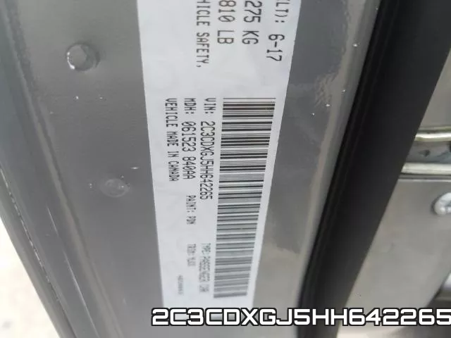 2C3CDXGJ5HH642265 фото 2