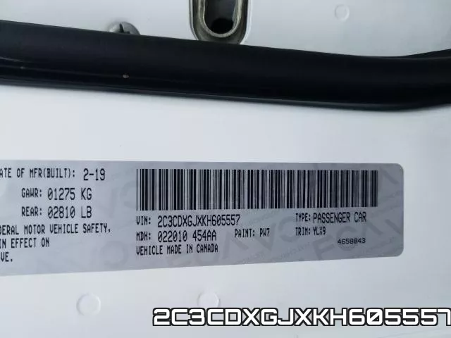 2C3CDXGJXKH605557 фото 2