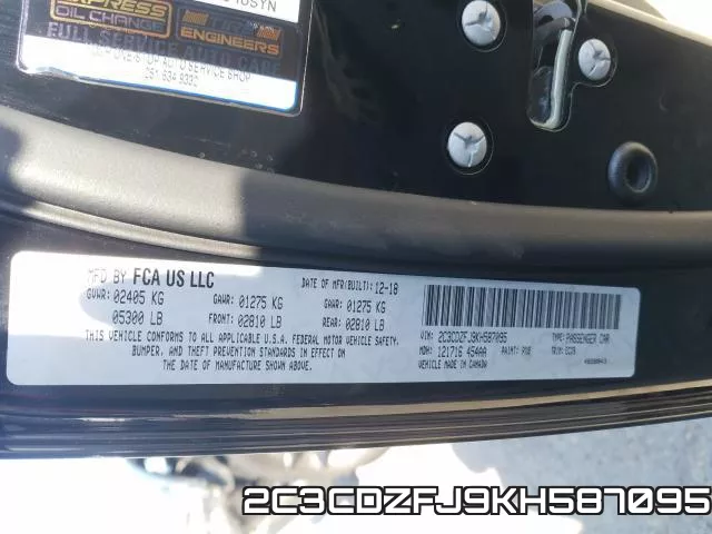 2C3CDZFJ9KH587095 фото 2