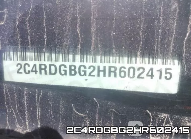 2C4RDGBG2HR602415 фото 10