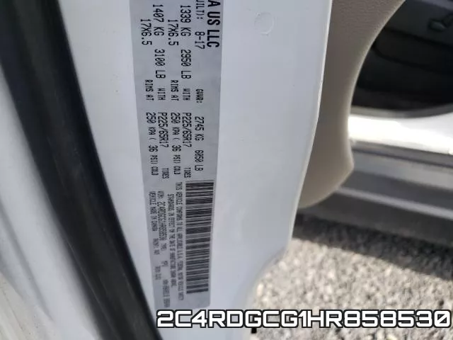 2C4RDGCG1HR858530 фото 2