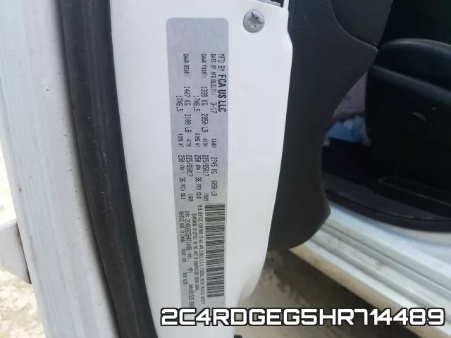 2C4RDGEG5HR714489 фото 2