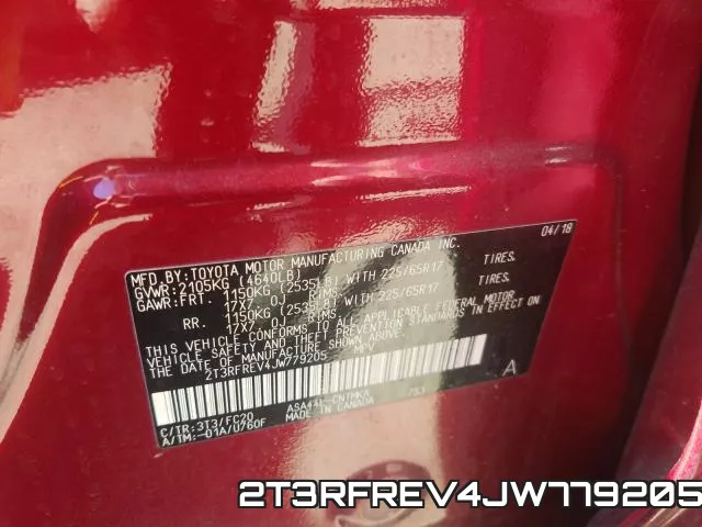 2T3RFREV4JW779205 фото 2