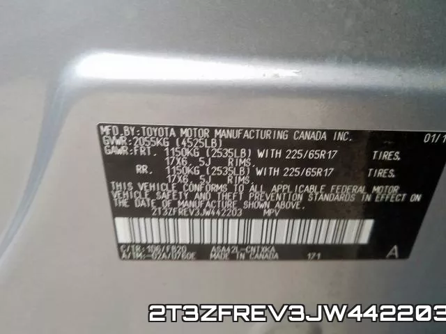 2T3ZFREV3JW442203 фото 2