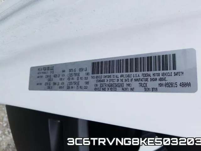 3C6TRVNG8KE503203 фото 2