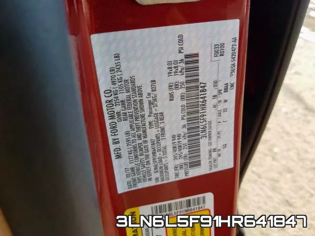 3LN6L5F91HR641847 фото 2