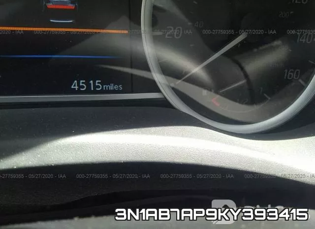 3N1AB7AP9KY393415 фото 8