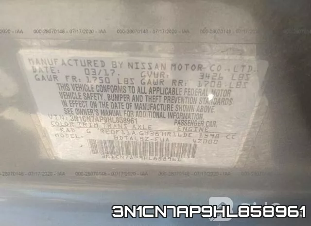 3N1CN7AP9HL858961 фото 10