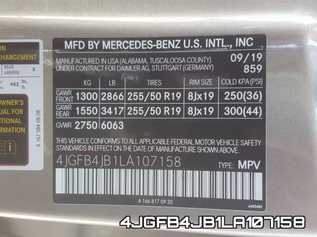 4JGFB4JB1LA107158 фото 2