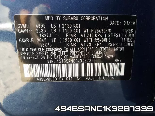 4S4BSANC1K3287339 фото 2
