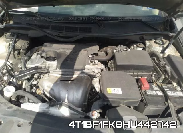 4T1BF1FK8HU442742 фото 2