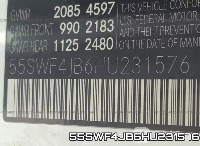 55SWF4JB6HU231576 фото 9