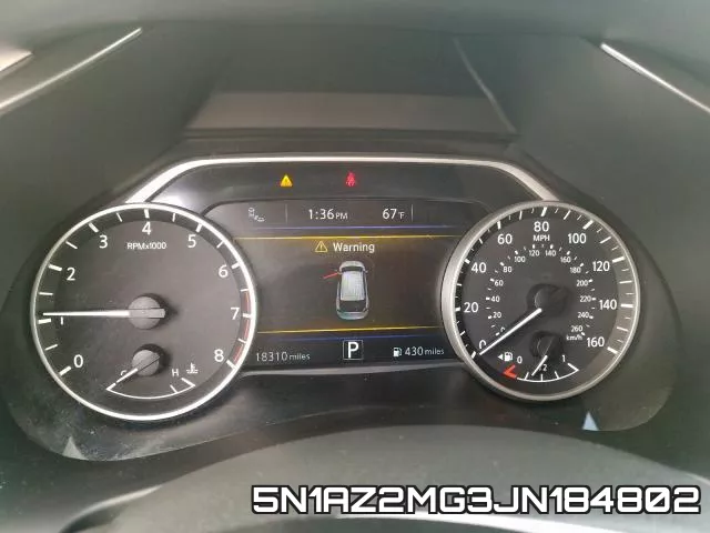 5N1AZ2MG3JN184802 фото 9